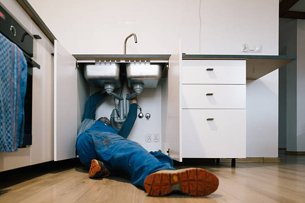 Professional Drain Cleaning technician working in Lancaster, OH